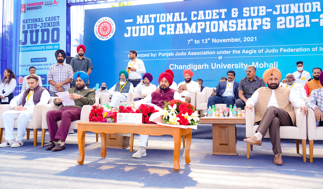 मुख्यमंत्री चन्नी ने घड़ूंआं में सब-जूनियर और कैडेट जूडो नेशनल चैंपियनशिप का किया उद्घाटन, राज्य में अत्याधुनिक जूडो स्टेडियम स्थापित करने का किया ऐलान