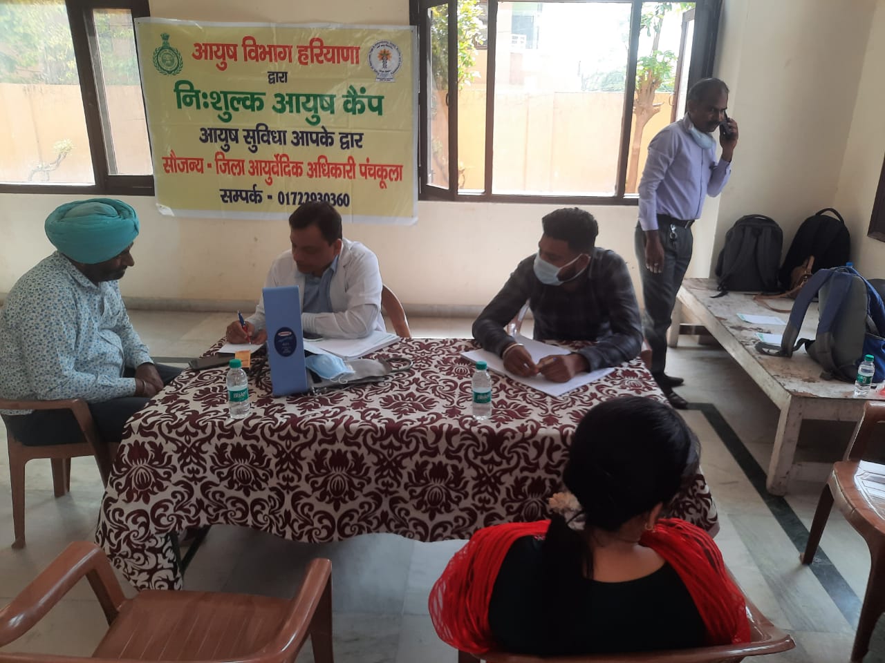 अपराध नियन्त्रण एवं अनुसंधान संगठन ने आयुष कैम्प में दी जलपान एवं रिफ्रेशमेंट की सेवा