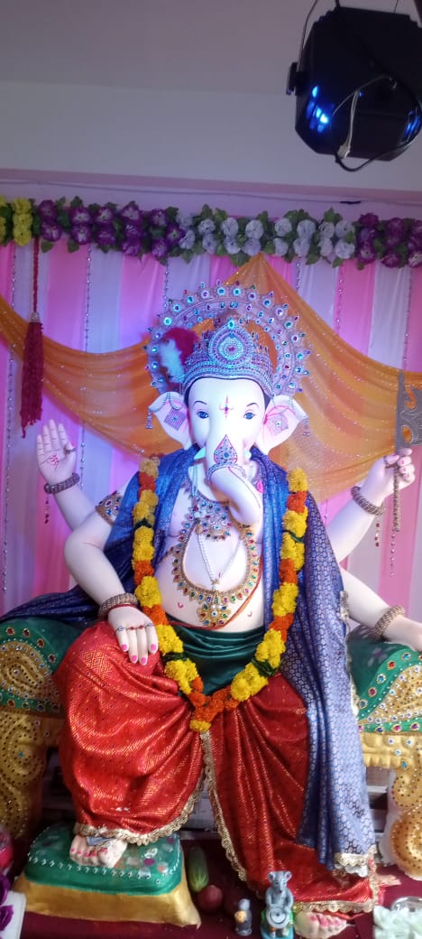 गीता नगर में गणेश उत्सव की धूम