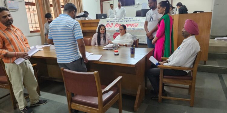 111 cases disposed of in Lok Adalat in Patiala, award of Rs 19777429/- passed