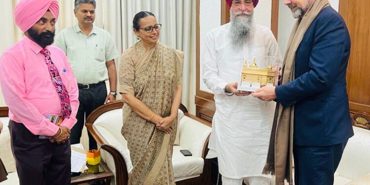 German Ambassador calls on Speaker of Punjab Legislative Assembly