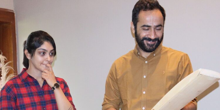 Sports Minister Meet Hayer meets Cricketer Harleen Deol and Junior World Cup medallist shooters