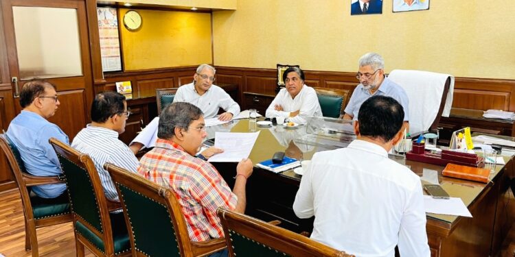 BRAM SHANKER JIMPA HELD A HIGH-LEVEL MEETING WITH FOREST MINISTER TO SPEED UP THE PROGRESS OF WATER SUPPLY SCHEMES