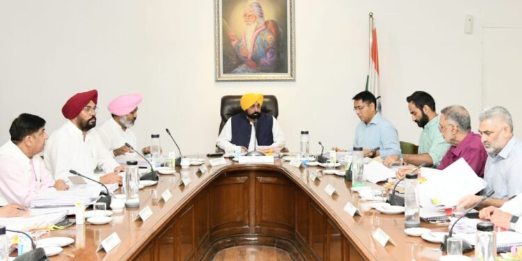 PUNJAB CABINET LED BY CM APPROVES MECHANISM FOR DELIVERY OF ATTA/ WHEAT AT THE DOORSTEP OF THE BENEFICIARIES