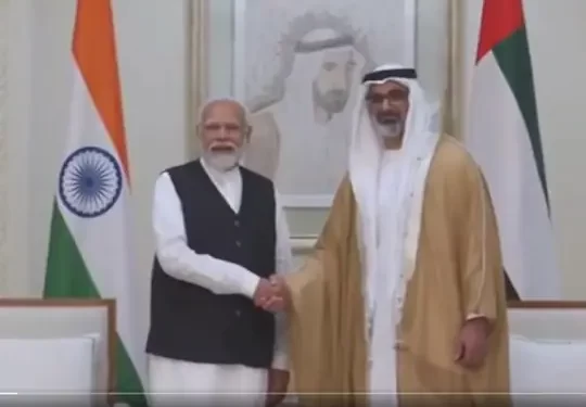 PM Modi arrives in Abu Dhabi; says looking forward to talks with UAE President to bolster bilateral ties