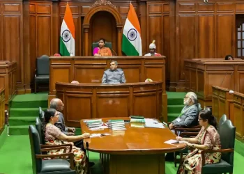 4 BJP MLAs Marshalled Out From Delhi Assembly Amid Uproar