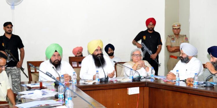 ENSURE ROAD SAFETY MEASURES ON LINK ROADS AHEAD OF WINTER SEASON, GURMEET SINGH KHUDIAN DIRECTS OFFICIALS