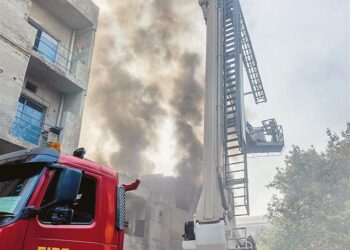 Fire at Delhi plastic factory
