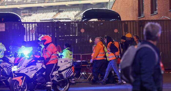 Police shoot dead suspected extremist accused of killing 2 Swedish soccer fans on a Brussels street