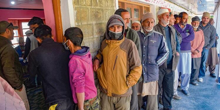 77.61% turnout in Kargil poll