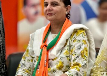 JAI INDER KAUR PRESIDES OVER FIRST MEETING AFTER TAKING OVER AS THE PRESIDENT OF BJP PUNJAB MAHILA MORCHA