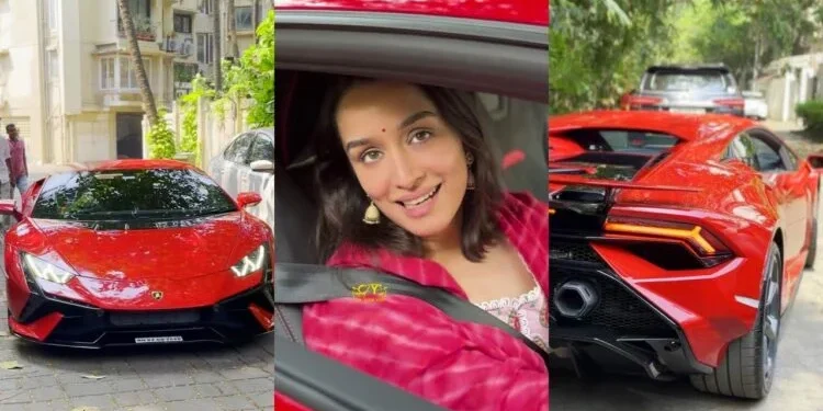 Shraddha buys a Lamborghini