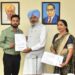 Finance Minister Harpal Cheema hands over appointment letters to 13 Section Officers