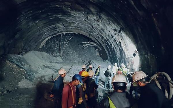 Rescuers establish communication with trapped workers, food and water being supplied