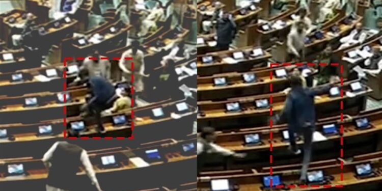 2 visitors breach Lok Sabha security, jump into chamber on Parliament attack anniversary, shout slogans