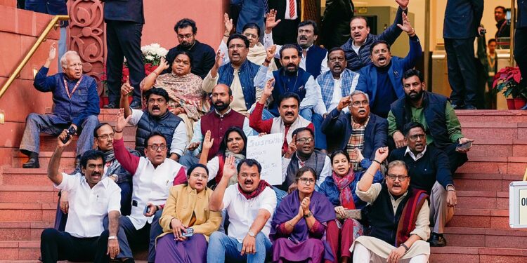 Record 78 Opposition MPs suspended from Parliament