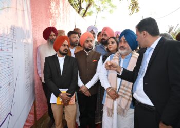 CHETAN SINGH JAURAMAJRA LAYS FOUNDATION STONE OF PUNJAB’S LARGEST TREATED WATER IRRIGATION PROJECT IN MOGA