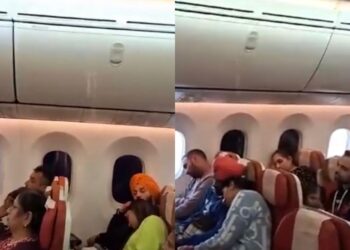 On Air India Amritsar to London flight, video of water leaking from overhead panel goes viral