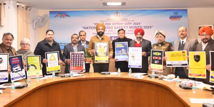 TODAY LATEST NEWS:LALJIT SINGH BHULLAR KICK STARTS ROAD SAFETY MONTH, EMPHASIZING NEED FOR COLLECTIVE EFFORTS IN REDUCING MORTALITY RATE IN ROAD ACCIDENTS
