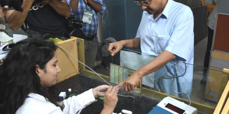 Kejriwal expressed his opposition to dictatorship as he cast his vote in Delhi’s election.