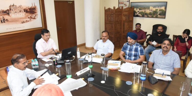 Punjab Government fully geared up to tackle any exigency in view of monsoon season: Anurag Verma