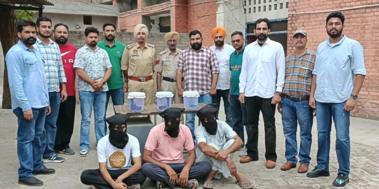 PUNJAB POLICE AVERTS TARGET KILLINGS PLANNED BY LAWRENCE BISHNOI AND GOLDY BRAR IN STATE; THREE SHOOTERS HELD