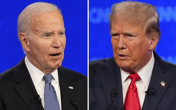 Joe Biden and Donald Trump exchange insults, accusing each other of lying and being the worst president.