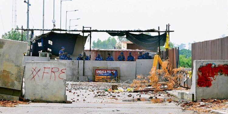 Haryana instructed to open Shambhu border within a week by High Court