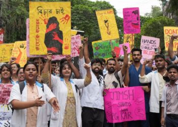 Junior doctors in Kolkata maintain their strike in response to the rape-murder of a medic.