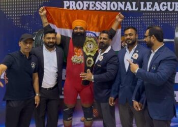 Punjab youth won the gold medal in the World Powerlifting Championship held in Thailand.