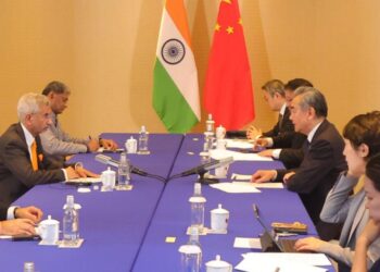 India and China engaged in discussions during the G20 summit.