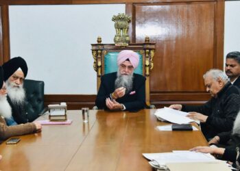 Discussion held with representatives of various Sikh organisations regarding errors in Mahan Kosh