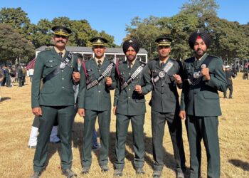 EIGHT YOUNG OFFICERS FROM PUNJAB COMMISSIONED INTO INDIAN ARMY & AIR FORCE