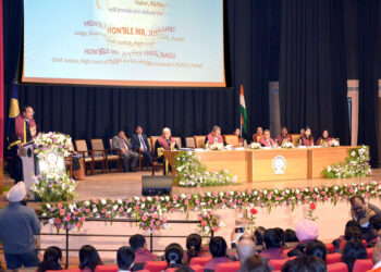 The sixth convocation of Rajiv Gandhi National University of Law was held