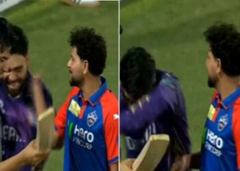 During IPL 2025, Kuldeep Yadav struck Rinku Singh, leading to widespread attention.