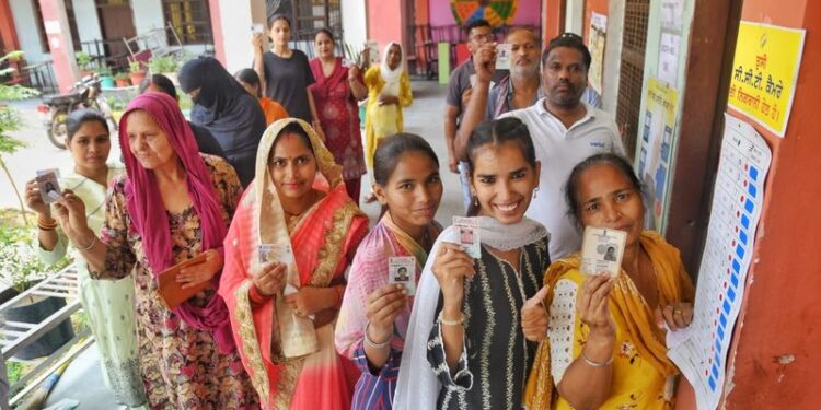 Voter turnout in the Ludhiana West bypoll reached 21.51% by 11 AM.