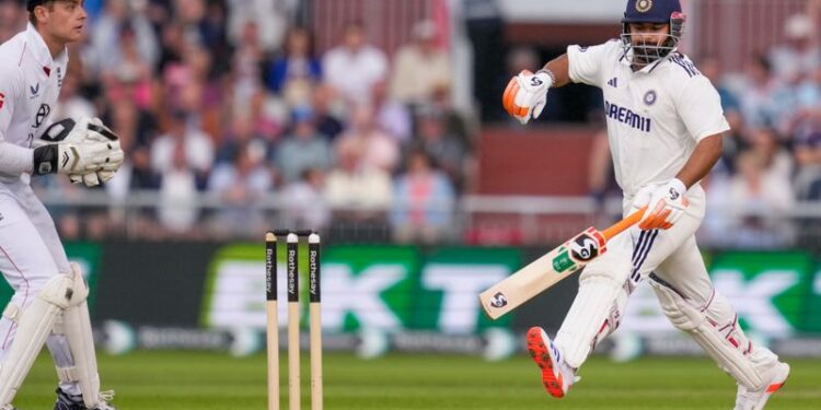 England currently holds a slight advantage in the Manchester Test.