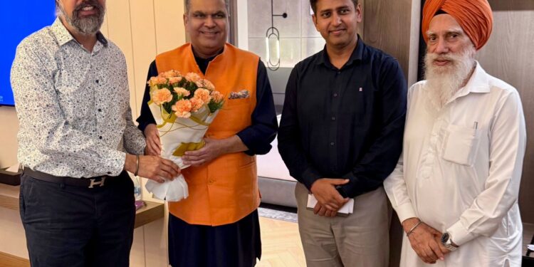 UK MP Dhesi meets NRI minister Arora to discuss issues affecting overseas Punjabis