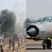 घर में दुर्घटनाग्रस्त हुआ मिग-21 विमान, 4 की मौके पर ही मौत