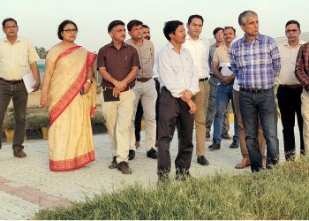 कुलपति ने महाराणा प्रताप उद्यान विश्वविद्यालय का दौरा किया