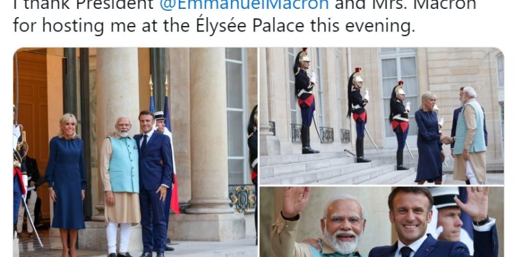 पेरिस पहुंचे मोदी, सामरिक साझेदारी होगी मजबूत