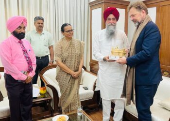 जर्मन राजदूत ने पंजाब विधान सभा के स्पीकर के साथ की मुलाकात