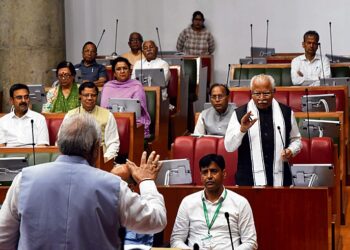 नूंह हिंसा पर गतिरोध, पक्ष-विपक्ष में हंगामा, दो बार कार्यवाही स्थगित