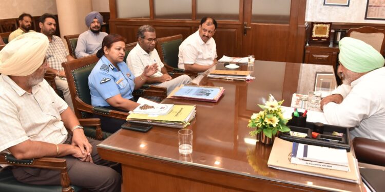 चेतन सिंह जौड़ामाजरा द्वारा सैनिक स्कूल कपूरथला की मरम्मत और रख-रखाव के लिए अधिकारियों को कार्यवाही तेज़ करने के आदेश