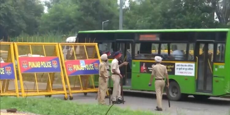 चंडीगढ़, पंजाब, हरियाणा की सीमाओं पर सुरक्षा कड़ी