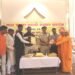 जिला कलेक्टर ने खजरी आश्रम और गुरूकुल के संचालक को किया सम्मानित