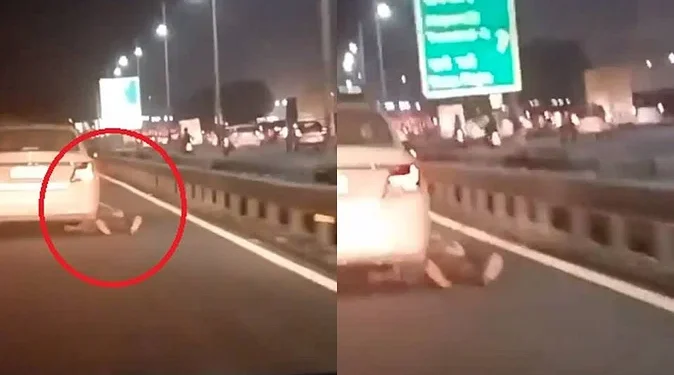 दिल्ली में सनसनीखेज वारदात: बदमाशों ने लूट के बाद कार चालक को सड़क पर घसीटकर की हत्या, वीडियो देख दहल जाएंगे