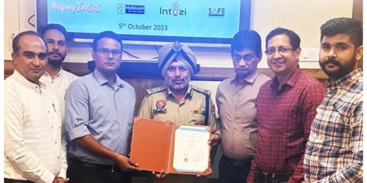 सड़क सुरक्षा फोर्सः पंजाब पुलिस मैपमाईइंडिया की मैपलस एप के द्वारा रियल-टाईम ट्रैफ़िक अपडेट्स प्राप्त करने में यात्रियों की मदद करेगी