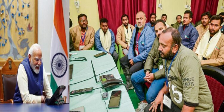 सुरंग से सुरक्षित निकाले गये सभी 41 श्रमिक