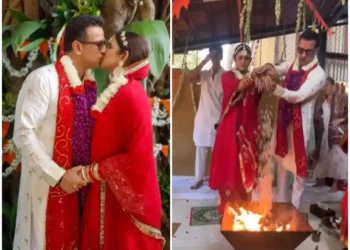 58 का एक्टर बना दूल्हा, बीवी संग दोबारा रचाई शादी, 16 साल के बेटे ने एंजॉय की मम्मी-पापा की वेडिंग